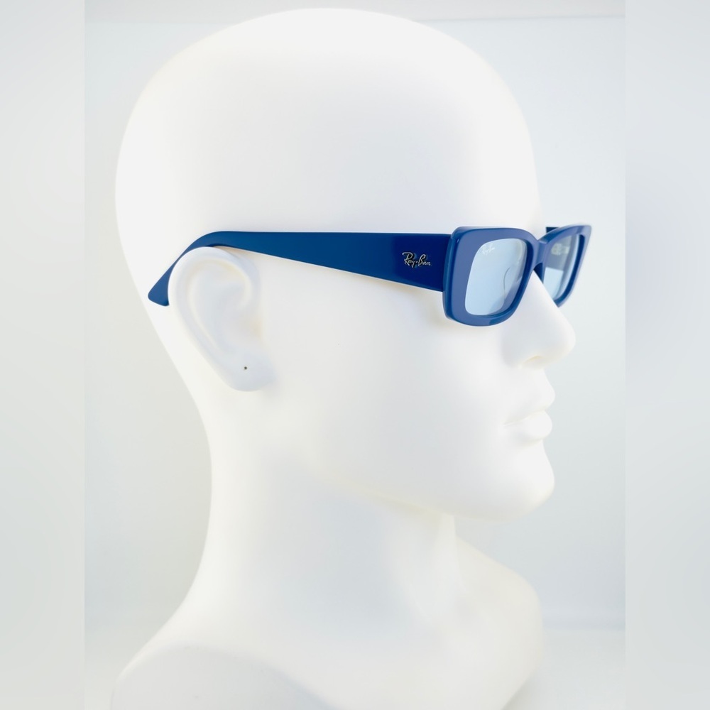 Ray-Ban Sunglasses RB4425 Teru Bio Based Polished Electric Blue Light blue Lens - Picture 5 of 14